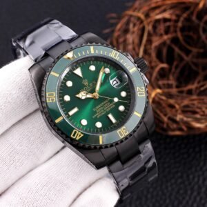 Reloj Rolex Water Ghost Diver para Hombre Verde Oscuro – Reloj de Lujo Tipo Submariner 41mm, Réplica Automática Premium con Movimiento Japonés y Bisel Cerámico