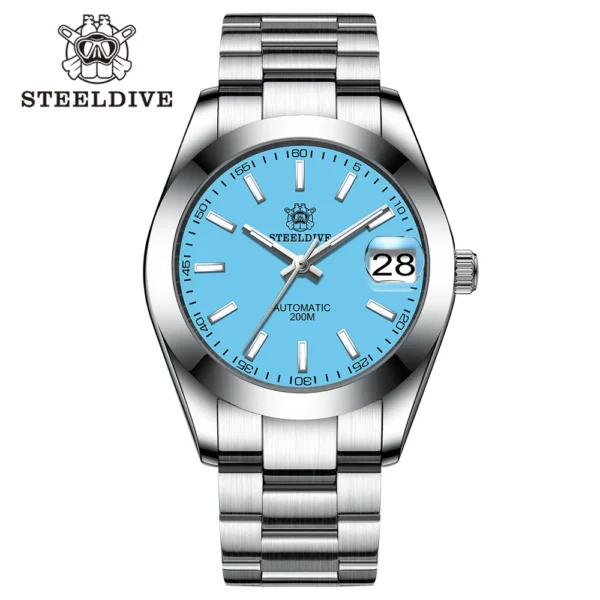 Reloj de Buceo Automático STEELDIVE Diver SD1934 – Zafiro 20 BAR, NH35, Sumergible 200 m - Imagen 12