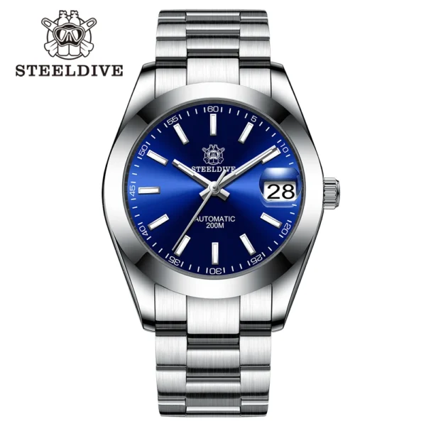 Reloj de Buceo Automático STEELDIVE Diver SD1934 – Zafiro 20 BAR, NH35, Sumergible 200 m - Imagen 9