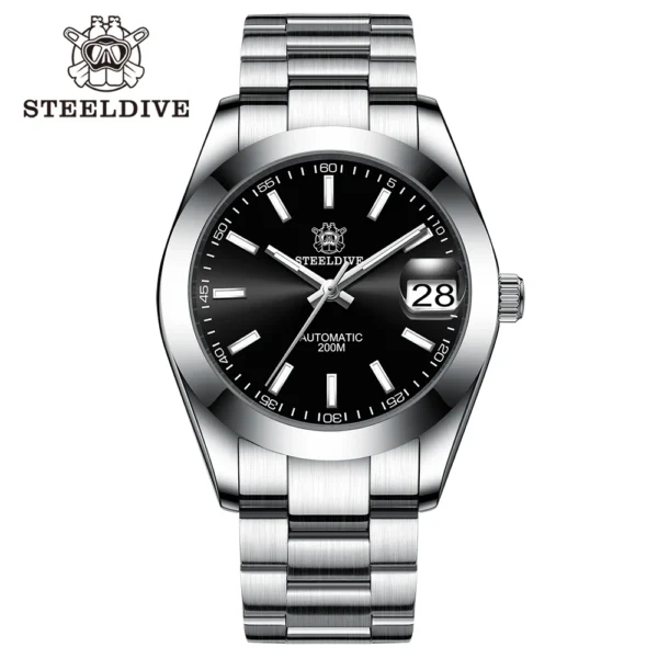 Reloj de Buceo Automático STEELDIVE Diver SD1934 – Zafiro 20 BAR, NH35, Sumergible 200 m - Imagen 7