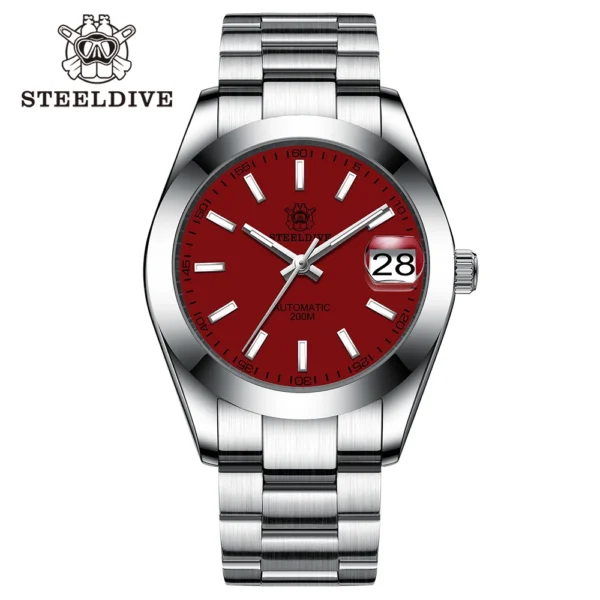 Reloj de Buceo Automático STEELDIVE Diver SD1934 – Zafiro 20 BAR, NH35, Sumergible 200 m - Imagen 10