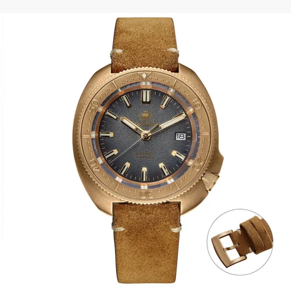 Reloj de Buceo Automático ADDIESDIVE AD2097 - Bronce CUSN8 con NH35A, Zafiro y 100 m Resistente al Agua - Imagen 10