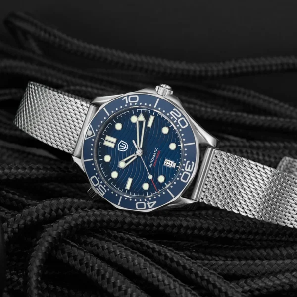 Reloj Automático Watchdives WD007 39 mm | Movimiento NH35 – Zafiro, Luminoso & 200 m Resistente al Agua - Imagen 3