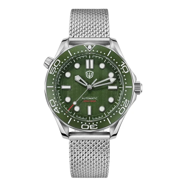 Reloj Automático Watchdives WD007 39 mm | Movimiento NH35 – Zafiro, Luminoso & 200 m Resistente al Agua - Imagen 6