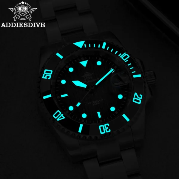 ADDIESDIVE AD2078 El mejor reloj automático de buceo 41 mm para hombre - Imagen 2