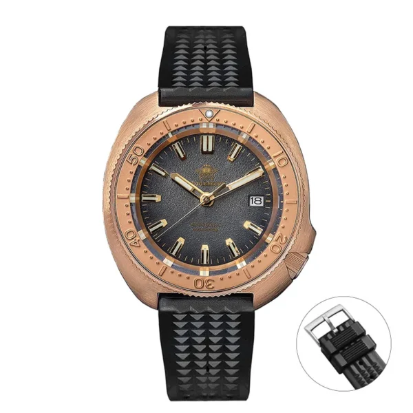 Reloj de Buceo Automático ADDIESDIVE AD2097 - Bronce CUSN8 con NH35A, Zafiro y 100 m Resistente al Agua - Imagen 7