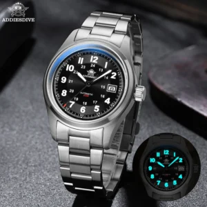 Reloj Automático ADDIESDIVE AD2048 – NH35A Mecánico, Cristal Zafiro, 200 m
