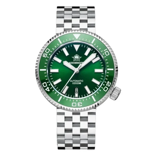 Reloj automático de buceo 1000 m ADDIESDIVE | Zafiro, Acero 316L y Super-LumiNova® BGW9 - Imagen 9