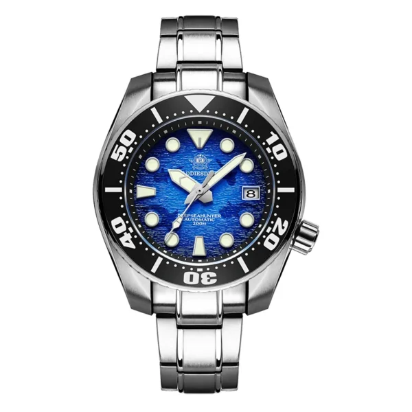 Reloj Automático de Lujo para Hombre ADDIESDIVE AD2102 – Sumergible 200 m, BGW9 Superluminiscente - Imagen 11