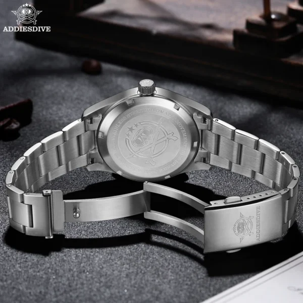 Reloj Automático ADDIESDIVE AD2048 – NH35A Mecánico, Cristal Zafiro, 200 m Sumergible y Luminiscente - Imagen 3