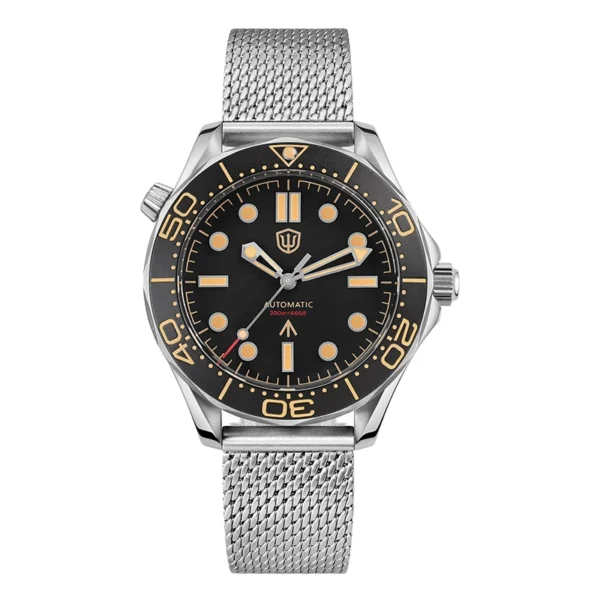 Reloj Automático Watchdives WD007 39 mm | Movimiento NH35 – Zafiro, Luminoso & 200 m Resistente al Agua - Imagen 5
