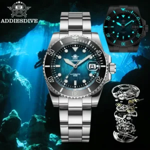 ADDIESDIVE AD2078 El mejor reloj automático de buceo 41 mm para hombre