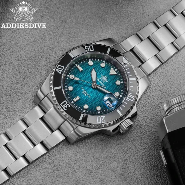 ADDIESDIVE AD2078 El mejor reloj automático de buceo 41 mm para hombre - Imagen 3