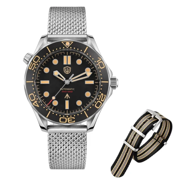 Reloj Automático Watchdives WD007 39 mm | Movimiento NH35 – Zafiro, Luminoso & 200 m Resistente al Agua - Imagen 9