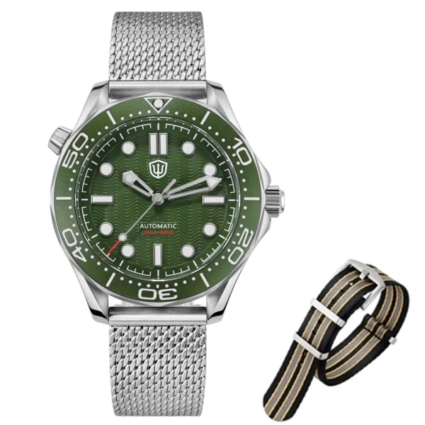 Reloj Automático Watchdives WD007 39 mm | Movimiento NH35 – Zafiro, Luminoso & 200 m Resistente al Agua - Imagen 12